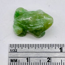 Load image into Gallery viewer, Green Jade Hand Carved Frog | 20x14x6mm | Green | 1 Bead |