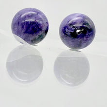 Load image into Gallery viewer, Charoite Round Beads | 12mm | Purple | 2 Bead(s)