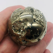 Load image into Gallery viewer, Pyrite Scry Crystal Round | Golden | 1 Sphere | 39mm | 118g |