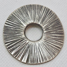 Load image into Gallery viewer, Glam Silver Thai Hill Tribe Pi Circle Pendant Bead 8608 - PremiumBead Primary Image 1