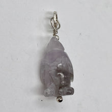 Load image into Gallery viewer, Amethyst Penguin Pendant Necklace | Semi Precious Stone Jewelry | Silver Pendant