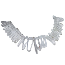Load image into Gallery viewer, Quartz Polished Points Strand | 29x7 to 14x5mm | Clear | 84g | 75 Beads |