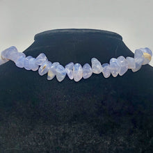 Load image into Gallery viewer, Oregon Holly Blue Chalcedony Agate 79 Grams Nugget Strand| 11x6 18x8 | 61 Bead |