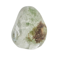 Load image into Gallery viewer, Lodalite Quartz Oval Pendant Figurine Bead | Clear Included|1 Bead| 29x23x18 mm|
