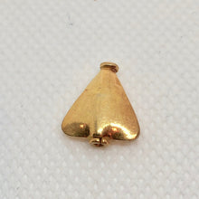 Load image into Gallery viewer, 1 Stunning 22K Vermeil Deco Triangle Bead 006967 - PremiumBead Primary Image 1