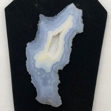 Load image into Gallery viewer, 69cts Druzy Blue Chalcedony Designer Pendant Bead for Jewelry Making - PremiumBead Alternate Image 3