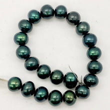 Load image into Gallery viewer, Midnight Emerald Green FW Pearl 8" Strand 9444HS - PremiumBead Alternate Image 3