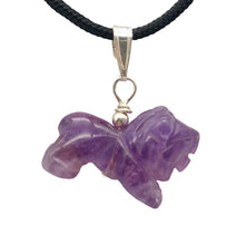 Load image into Gallery viewer, Hand Carved Roaring Lion and Sterling Silver Pendant | 1 1/8" Long | 509295AMLS