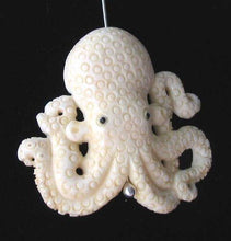 Load image into Gallery viewer, Captain Nemo Carved Octopus Waterbuffalo Bone Bead 10358 - PremiumBead Alternate Image 5