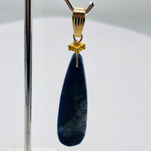 Load image into Gallery viewer, Sodalite 14K Gold Filled Teardrop | 3" Long | Blue/White | 1 Pendant |