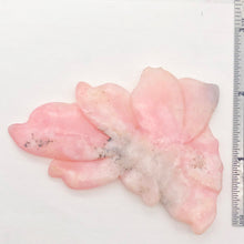 Load image into Gallery viewer, Hand Carved Pink Peruvian Opal Flower Semi Precious Stone Bead | 111.8cts | - PremiumBead Alternate Image 2