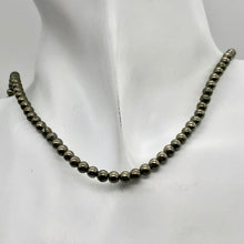 Load image into Gallery viewer, Pyrite Natural Round Bead Half Strand | 4mm | Silver | 50 Bead(s) |