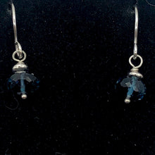 Load image into Gallery viewer, London Blue Topaz Sterling Silver Dangle | 0.75 | Blue/Silver | 1 Earrings