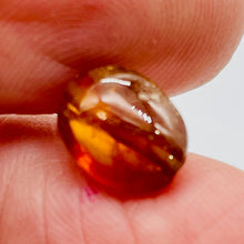 Load image into Gallery viewer, 1 Finest AAA Hessonite Red Garnet 9 to 10mm Bead 1227E