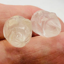 Load image into Gallery viewer, Cute Quartz Carved Mouse Beads | 19x11x11 mm | Clear
