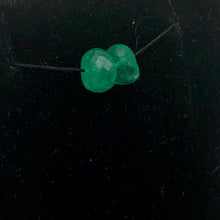 Load image into Gallery viewer, 2 Natural Emerald 5x3mm to 6x4.25mm Faceted Roundel Beads 10715D - PremiumBead Alternate Image 7