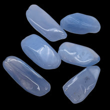 Load image into Gallery viewer, Chalcedony 47g Nugget | 41x16x7 to 32x17x8mm | Blue | 6 Pendant Bead