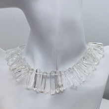 Load image into Gallery viewer, Quartz Polished Points Strand | 28x5 to 10x4mm | Clear | 72g | 90 Beads |