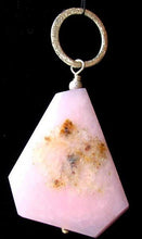 Load image into Gallery viewer, Designer! Pink Peruvian Opal & Silver Pendant 509862F - PremiumBead Alternate Image 3