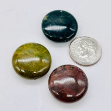 Load image into Gallery viewer, Hot 3 Plain Ocean Jasper Focal Beads 9108