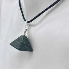 Load image into Gallery viewer, Contemplation! Kambaba Jasper Pyramid and Sterling Silver 1.13" Long Pendant - PremiumBead Alternate Image 7