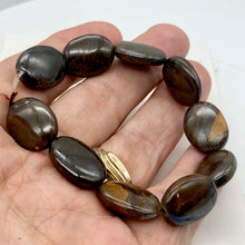 Load image into Gallery viewer, Rivers of Fire! Boulder Opal Oval Bead 8 Inch Strand | 20x15x7mm | 10 Beads | - PremiumBead Alternate Image 2