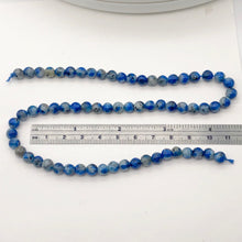 Load image into Gallery viewer, K-2 Round Stone or Raindrop Azurite | 6mm | Blue White | 62 Bead(s)