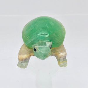 Natural Fluorine Turtle Figurine | 2 1/8x1 3/8x3/4" | Green | 235 carats | 10856 - PremiumBead Alternate Image 9