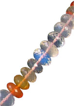 Load image into Gallery viewer, 157.35cts Untreated Graduated Mexican Fire Opal 17" Roundel Bead Strand 10232A