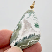 Load image into Gallery viewer, Ocean Jasper 14K Gold Filled Freeform | 2.25 | Green/White/Gold | 1 Pendant