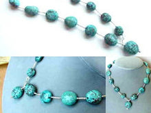 Load image into Gallery viewer, Rare Pebble Natural Turquoise & 925 Sterling Silver 17 inch Necklace 1533 - PremiumBead Primary Image 1