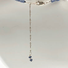 Load image into Gallery viewer, 41cts Genuine Untreated Blue Sapphire & Sterling Silver Necklace 203285 - PremiumBead Alternate Image 2