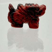 Load image into Gallery viewer, Brecciated Jasper Hand Carved Winged Dragon Figurine | 22x13.5x8mm | Red
