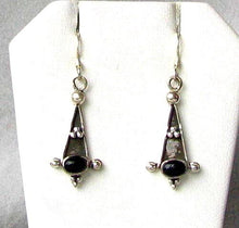 Load image into Gallery viewer, Stunning Oval Black Onyx 925 Sterling Silver Drop/Dangle Earrings W/Hook 4719 - PremiumBead Primary Image 1