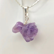 Load image into Gallery viewer, Hand Carved Roaring Lion and Sterling Silver Pendant | 1 1/8" Long | 509295AMLS - PremiumBead Alternate Image 9