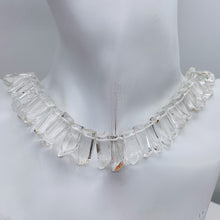 Load image into Gallery viewer, Quartz Polished Points Strand | 20x8 to 15x6mm | Clear | 84g | 54 Beads |