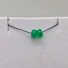 Load image into Gallery viewer, 2 Natural Emerald 5x3mm to 6x4.25mm Faceted Roundel Beads 10715D - PremiumBead Primary Image 1