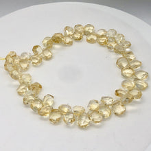 Load image into Gallery viewer, Citrine Faceted Briolette Bead Strand | 12x11 to 16x11x7mm | Golden | 86g |
