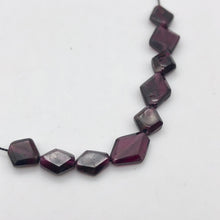 Load image into Gallery viewer, 9 Diamond-shaped Garnet Faceted Beads | 8x6-8x7mm | Red | 9 Beads | 176 - PremiumBead Alternate Image 6
