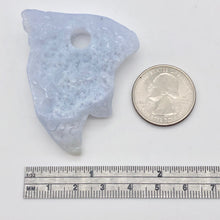 Load image into Gallery viewer, 103cts Blue Chalcedony Natural & Untreated Designer Pendant Bead 10506V - PremiumBead Alternate Image 5