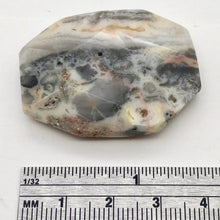 Load image into Gallery viewer, Crazy Lace Agate Scenic Carved Pendant Bead | 40x30x8mm | Gray White Orange |