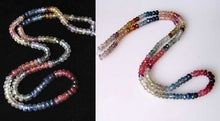 Load image into Gallery viewer, 73cts (Approx. 148 Beads) Fancy Natural Sapphire Faceted Bead Strand 100485C - PremiumBead Alternate Image 3