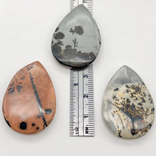Load image into Gallery viewer, hot-dendritic-jasper-briolette-pendant-bead-strand-33x25x5mm-13-beads Alternate Image 4