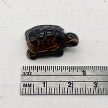 Load image into Gallery viewer, Adorable Tigereye Turtle Figurine | 20x12x9mm | Golden Brown - PremiumBead Alternate Image 5