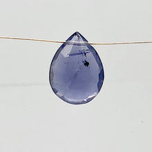Load image into Gallery viewer, 3.3cts Indigo Iolite Faceted Teardrop Bead | 12x9mm |