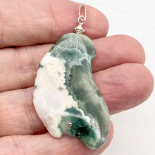 Load image into Gallery viewer, Translucent Ocean Jasper Sterling Silver Pendant | 2 1/4 Inch Long |