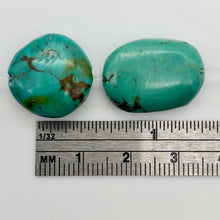 Load image into Gallery viewer, Natural Turquoise Oval Skipping Stones | 20x15mm | Blue/Green | Oval | 2 Beads | - PremiumBead Alternate Image 2
