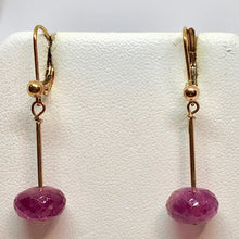 Load image into Gallery viewer, Rare Rubilite - Pink tourmaline & 14K Earrings 306985 - PremiumBead Alternate Image 2