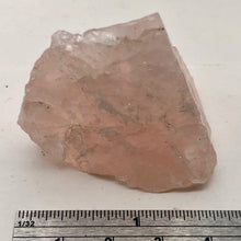 Load image into Gallery viewer, Rose Quartz Crystal Specimen - Three Sided Pyramid 46 Grams