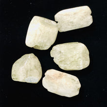 Load image into Gallery viewer, 1 Chatoyant Green Kunzite Faceted Nugget Bead 3363B